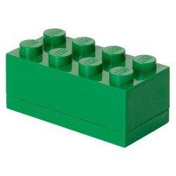 Zielone minipudełko klocek 8 LEGO