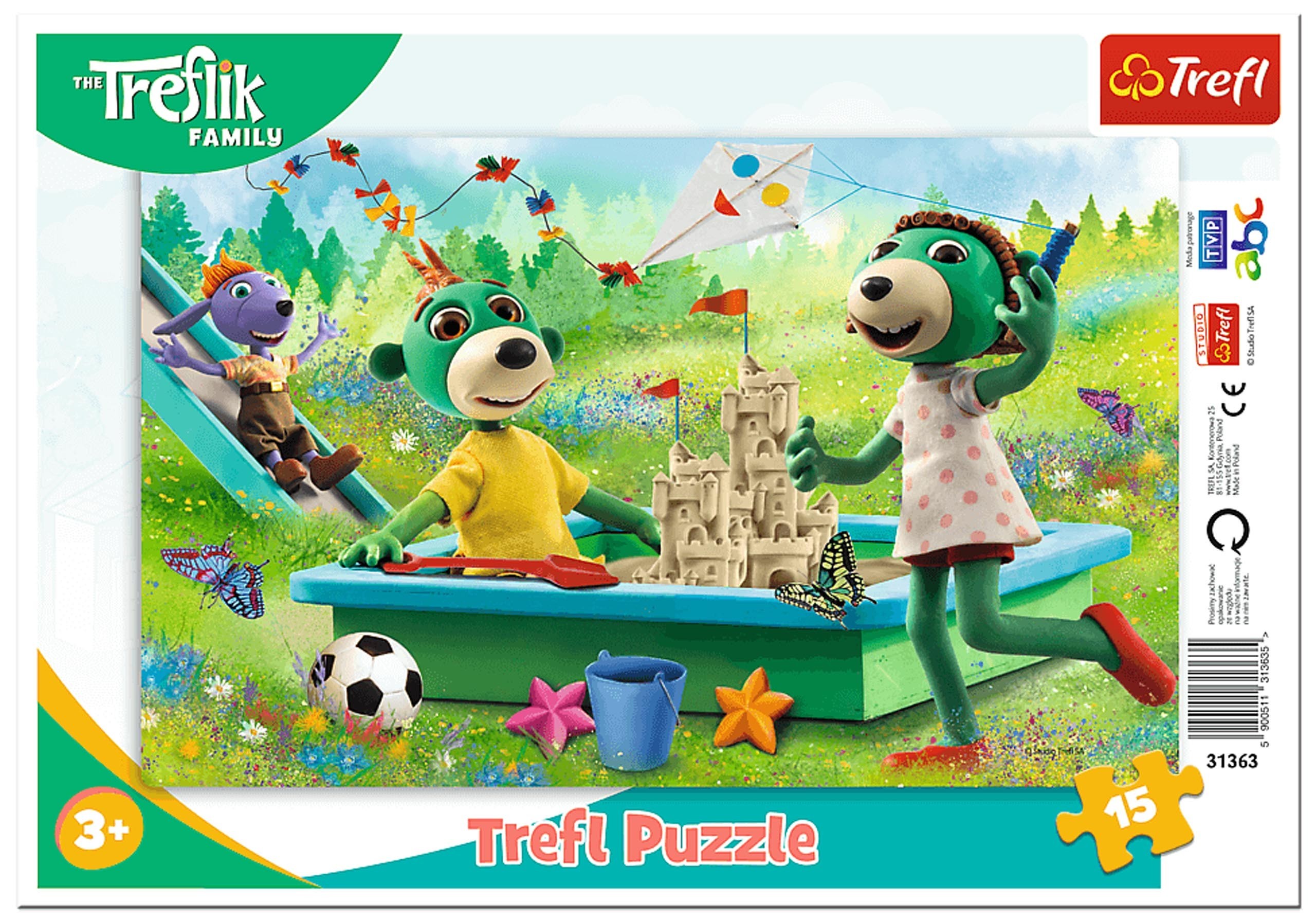 Puzzle ramkowe, kolorowy...