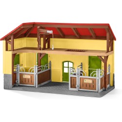 SLH42485 Schleich Farm World - Stajnia dla koni z wyposażeniem 3+