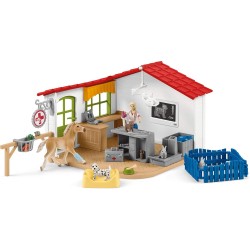 SLH42502 Schleich Farm World - Klinika weterynaryjna ze zwierzętami 3+