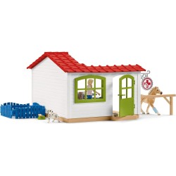 SLH42502 Schleich Farm World - Klinika weterynaryjna ze zwierzętami 3+