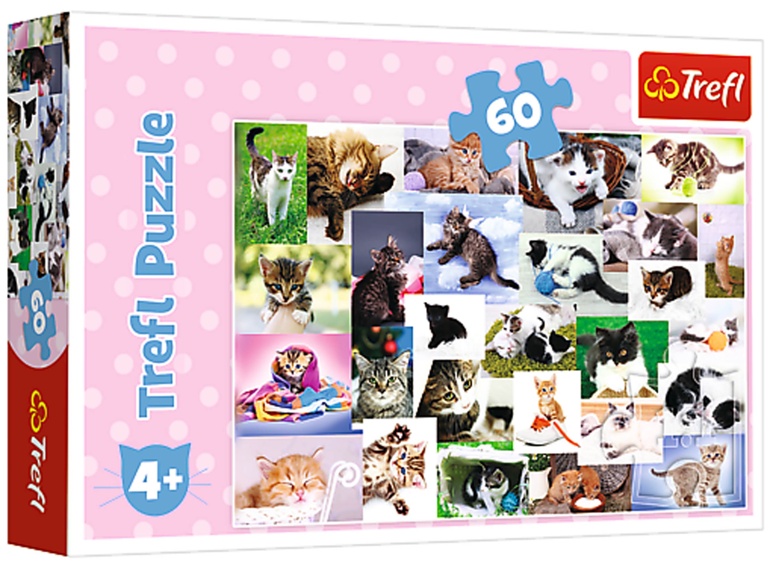 Puzzle 60 elementów-Koci...