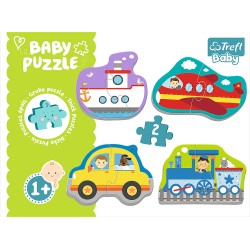 Puzzle Baby Classic-Pojazdy transportowe TREFL