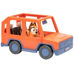 Bluey Zestaw samochód 4x4 + figurka Chilli, figurki dla dzieci 3+