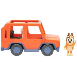 Bluey Zestaw samochód 4x4 + figurka Chilli, figurki dla dzieci 3+