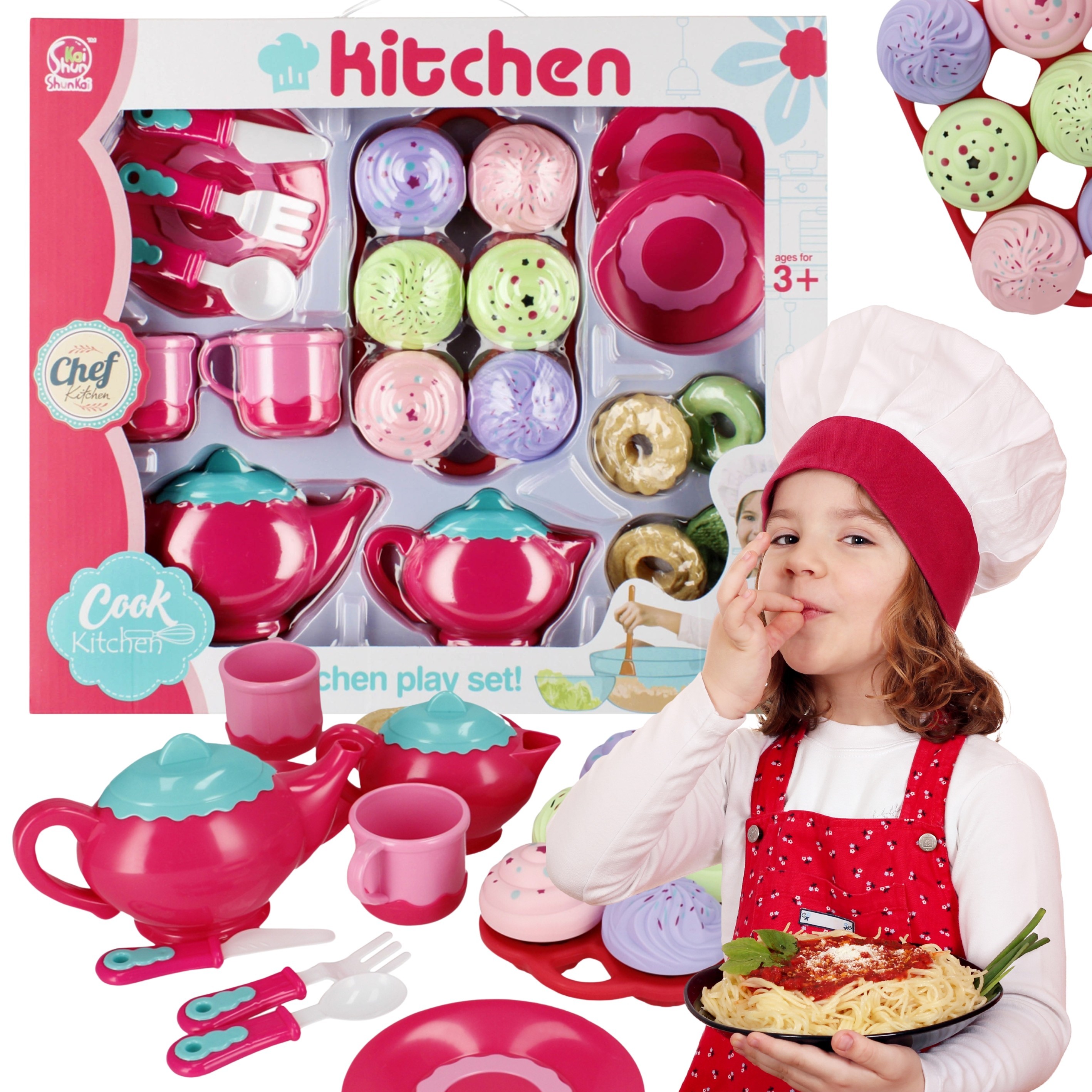 Zestaw kuchenny żywność 3+...