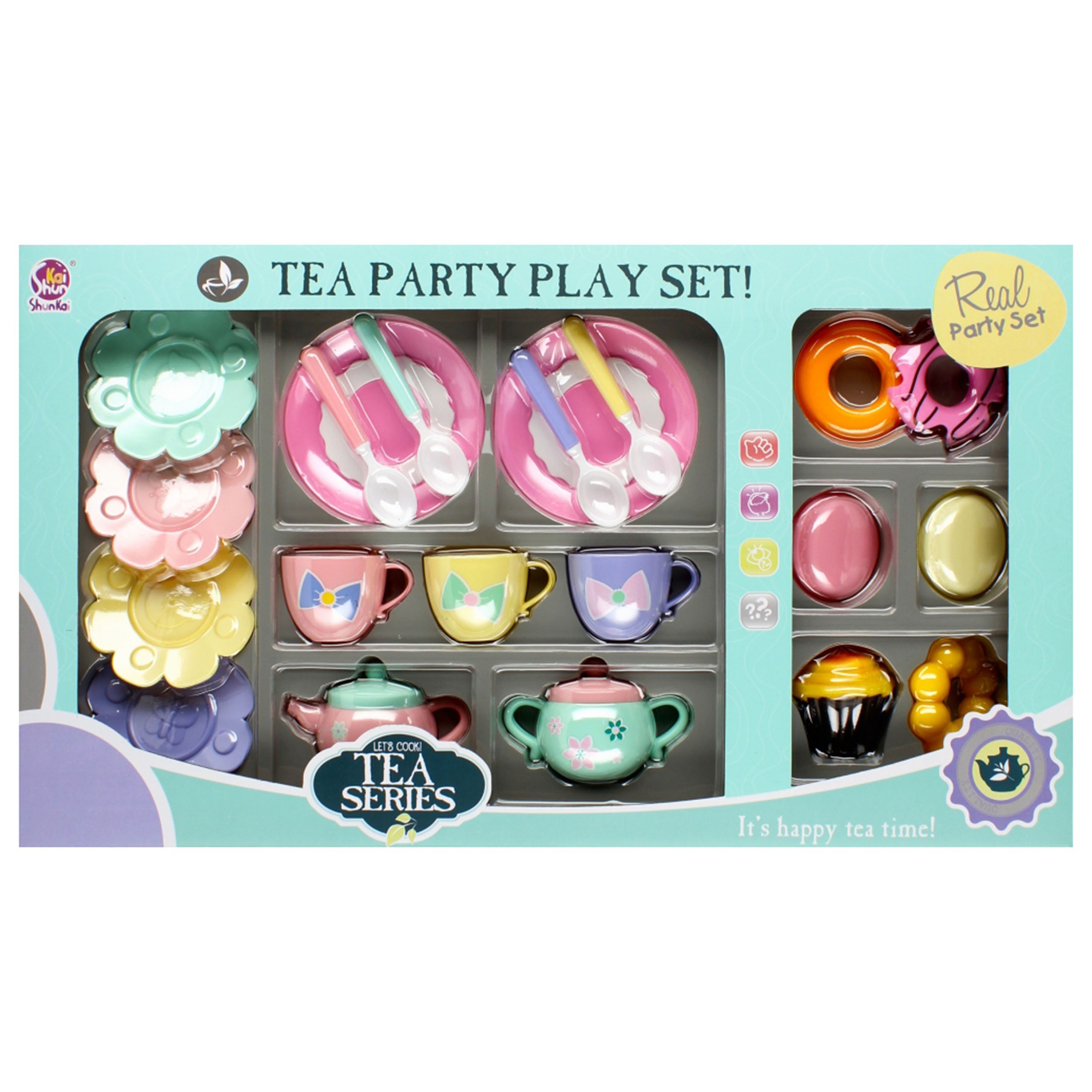 Kolorowy zestaw do herbaty,...