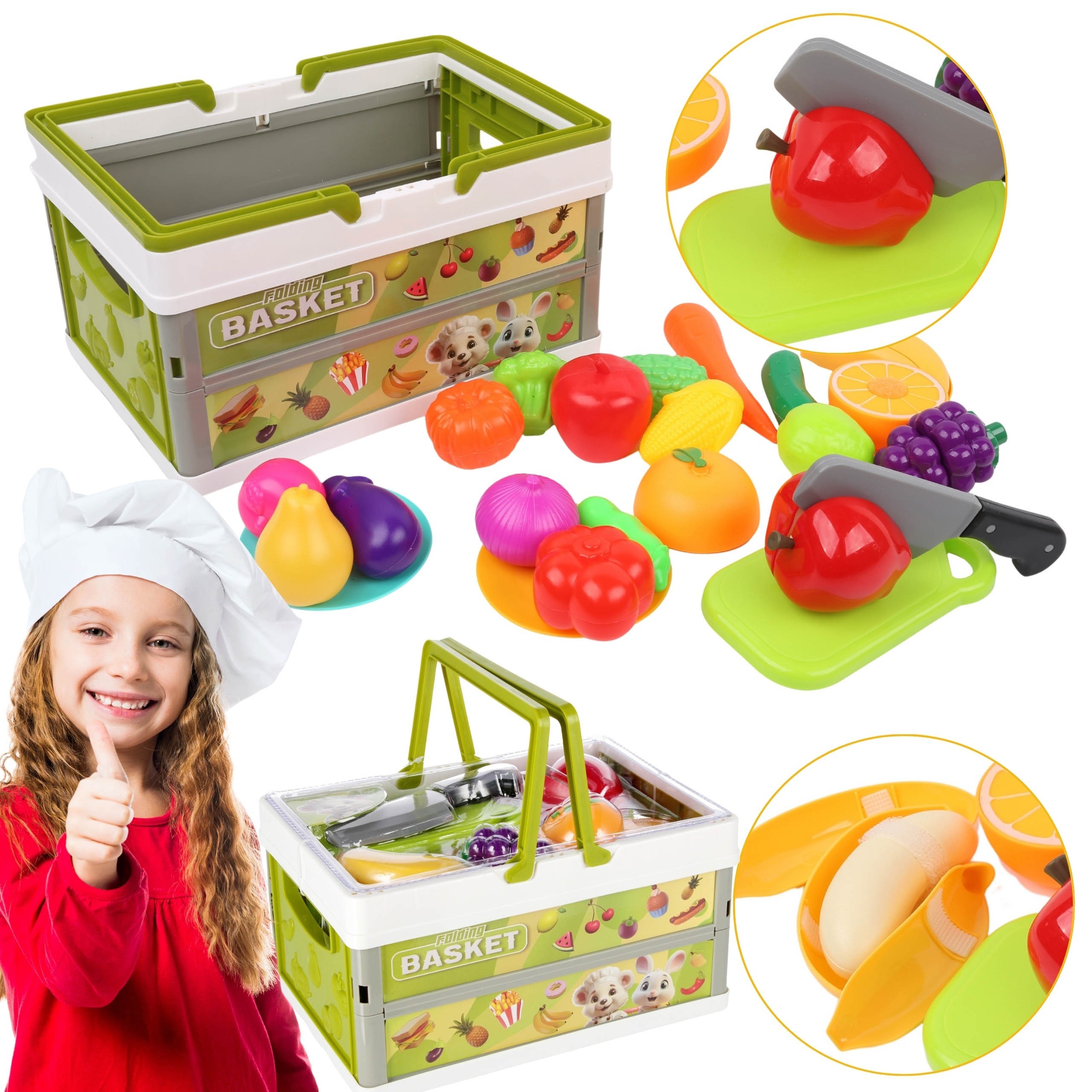 Zestaw kuchenny żywność w...