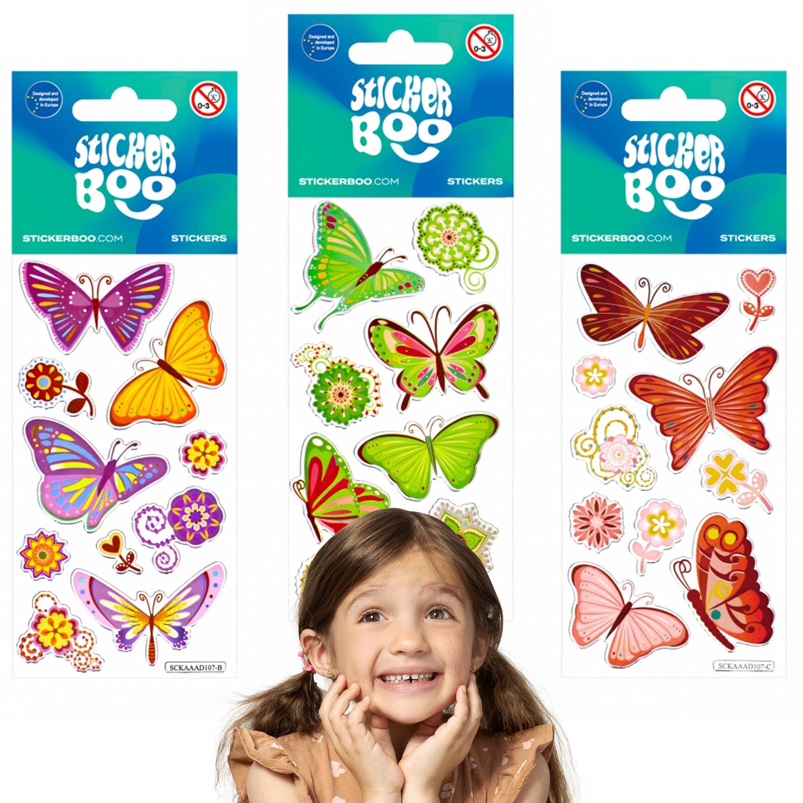 Zestaw kolorowych naklejek...