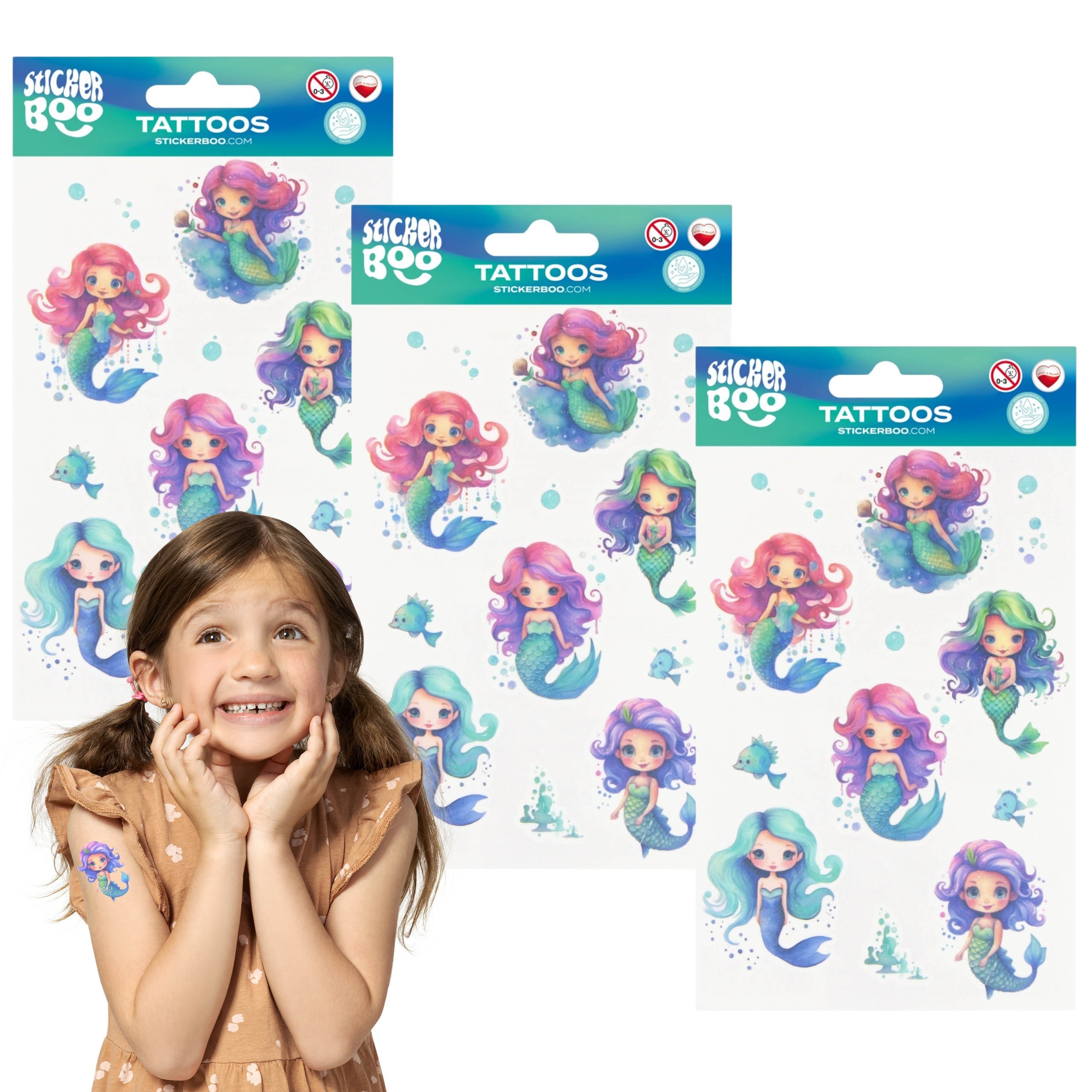 Syrenki Zestaw tatuaży dla...
