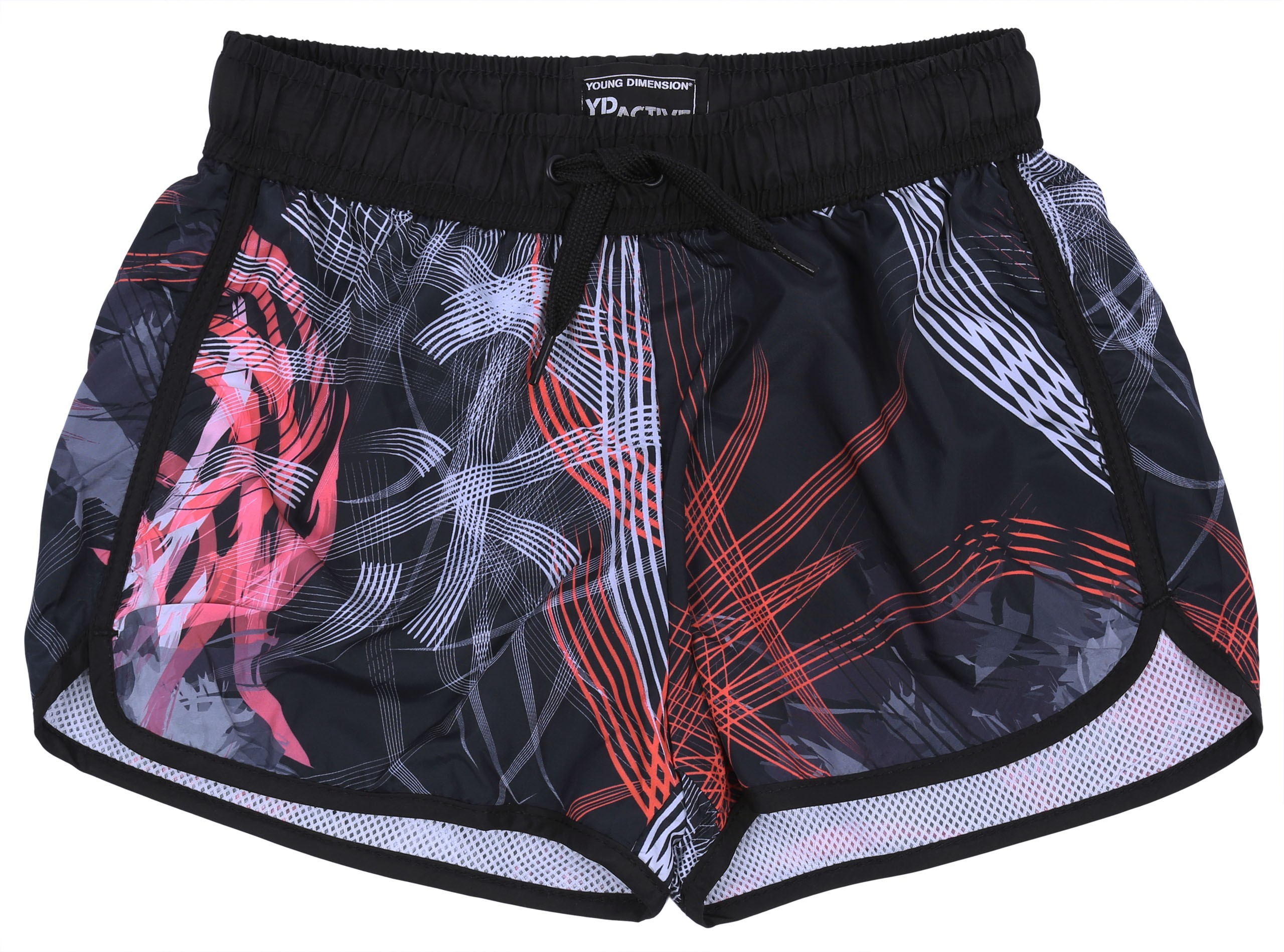 Czarne spodenki sportowe