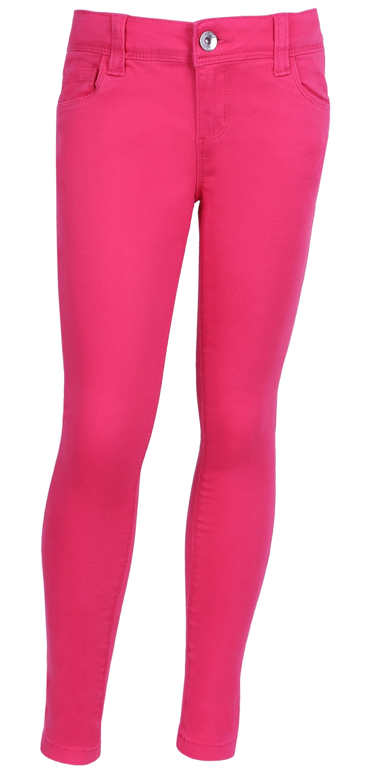 Malinowe, jeansowe spodnie...