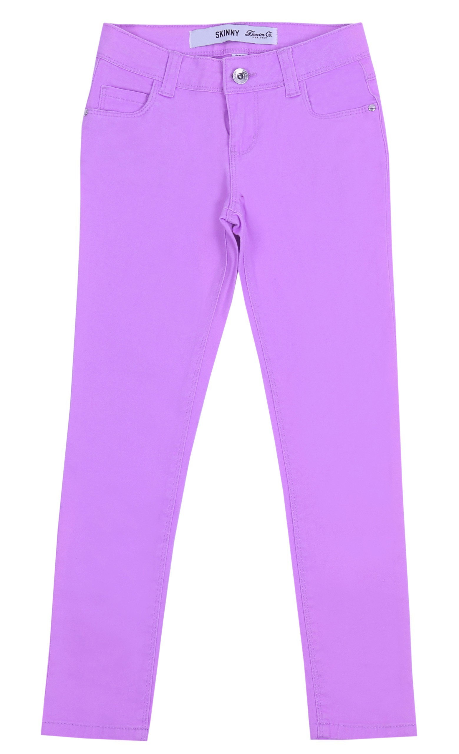 Fioletowe spodnie rurki...