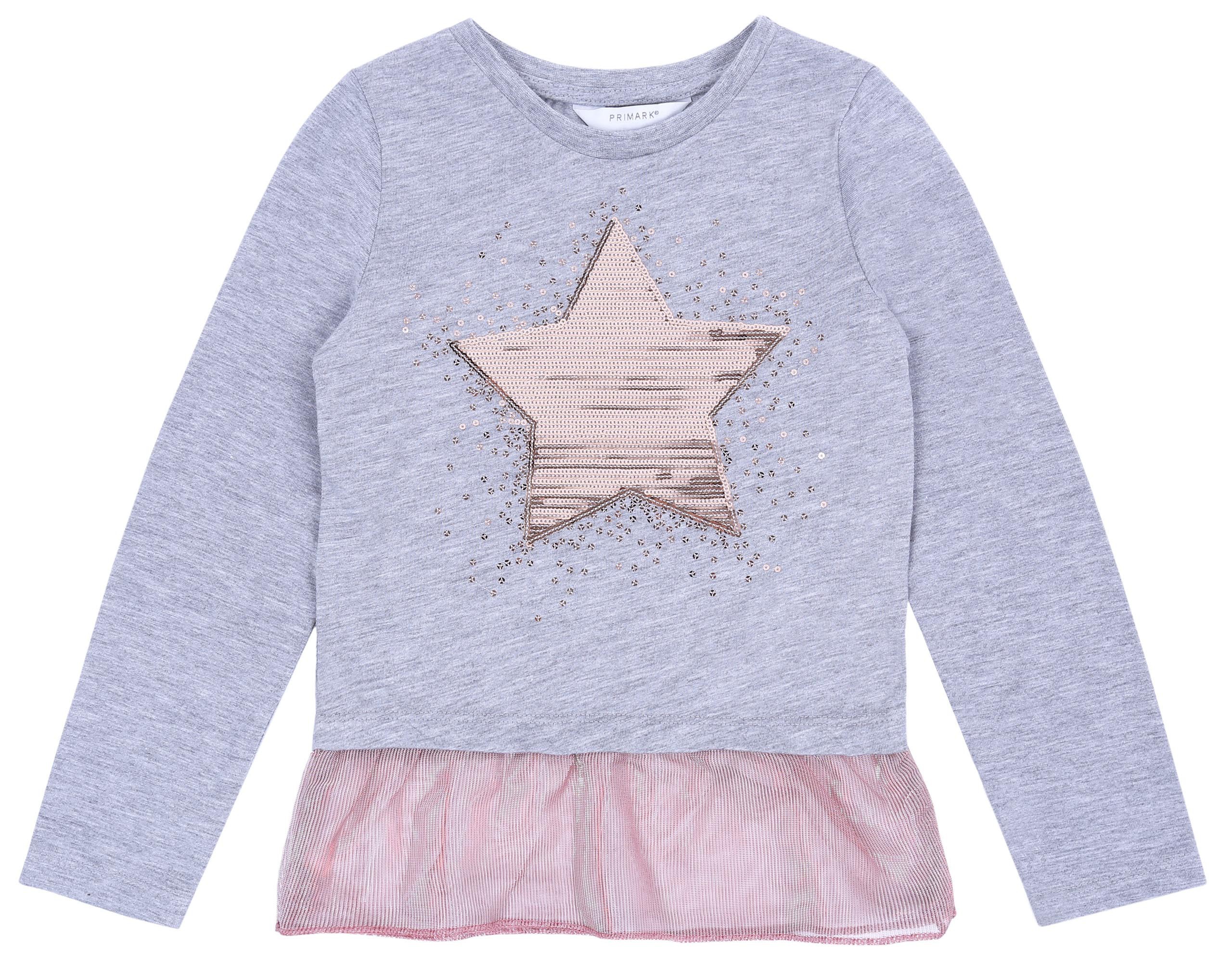 Szara bluzeczka z falbanką