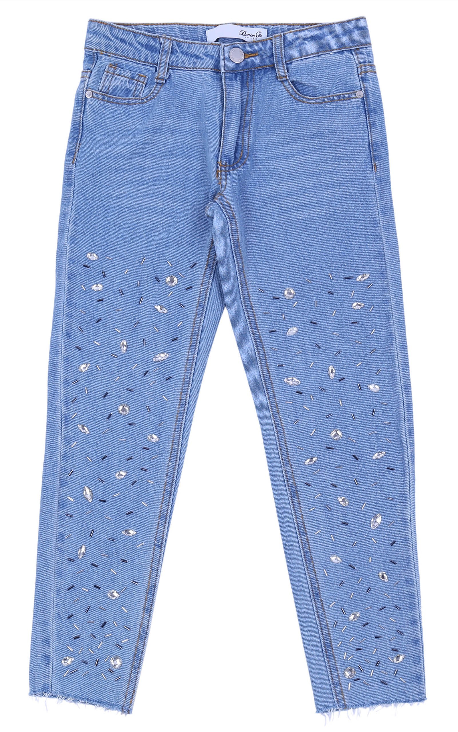 Spodnie jeansowe z kamieniami