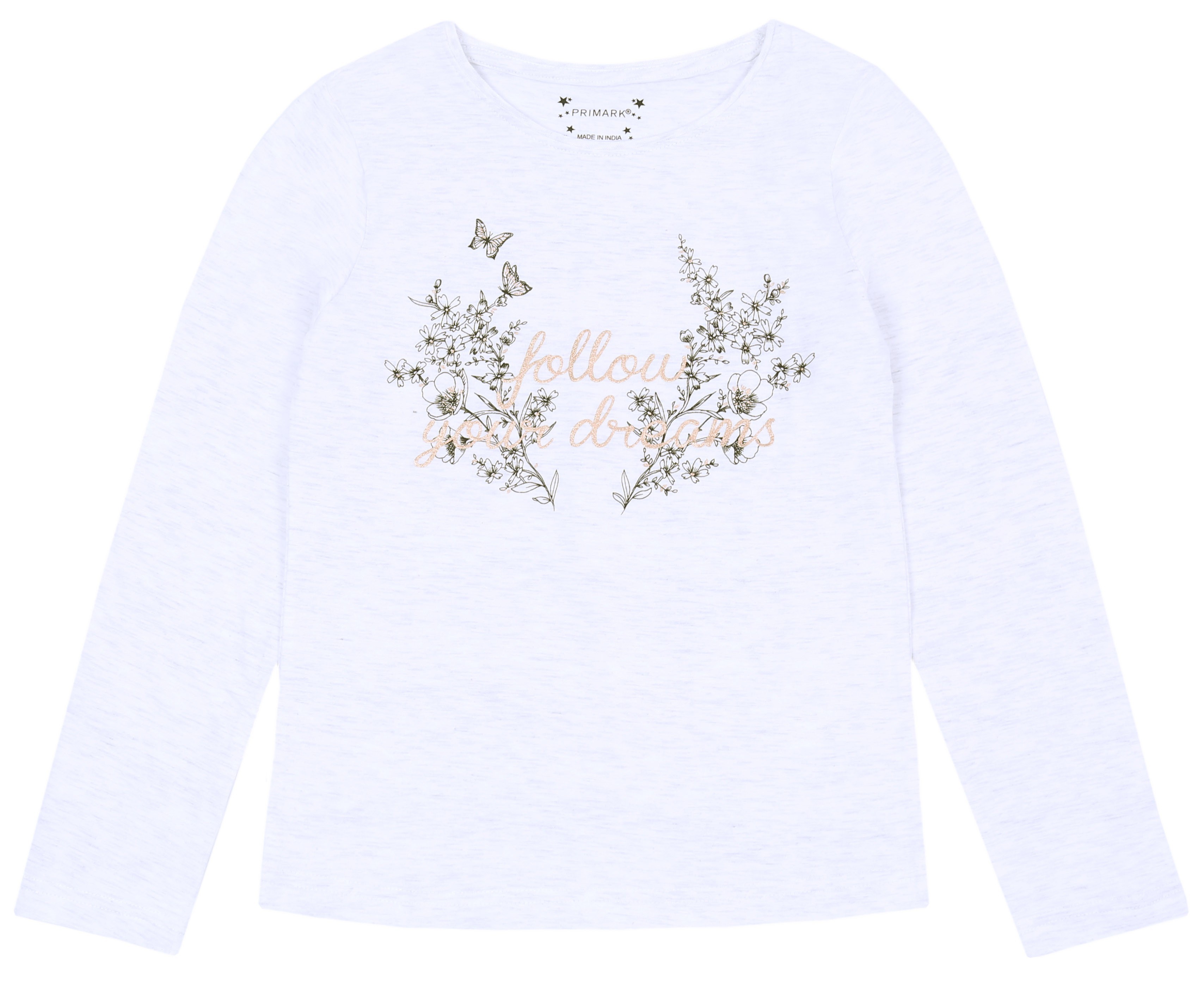 Bluzeczka ecru z nadrukiem