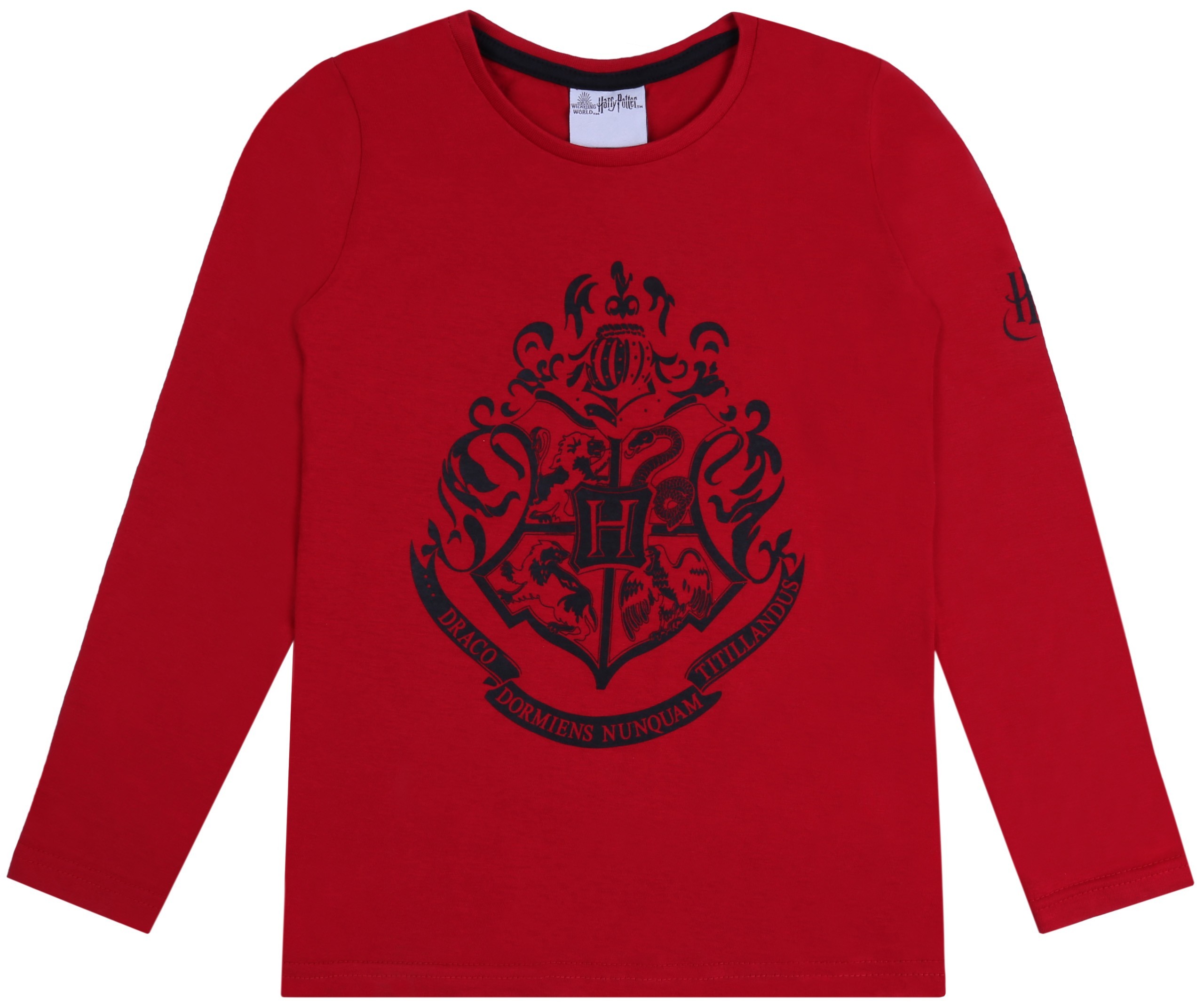 Bordowa bluzka dziewczęca z...