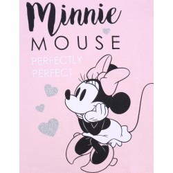 Różowa bluzka z długim rękawem Myszka Minnie DISNEY