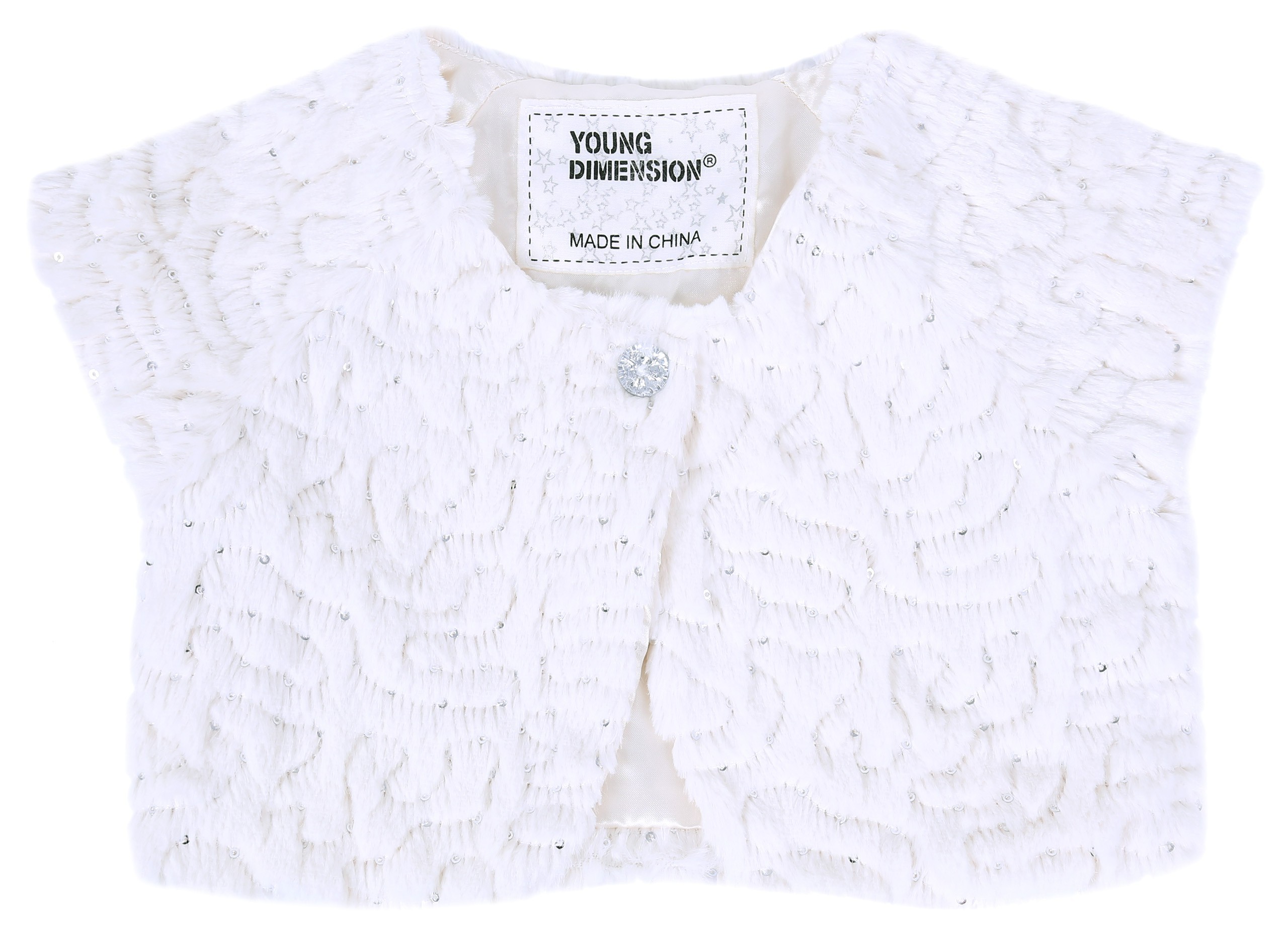 Kremowe bolerko z cekinami