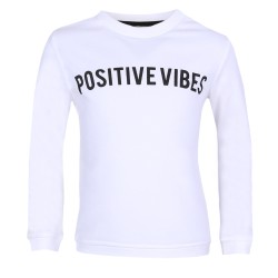 Ecru bluza Positive Vibes