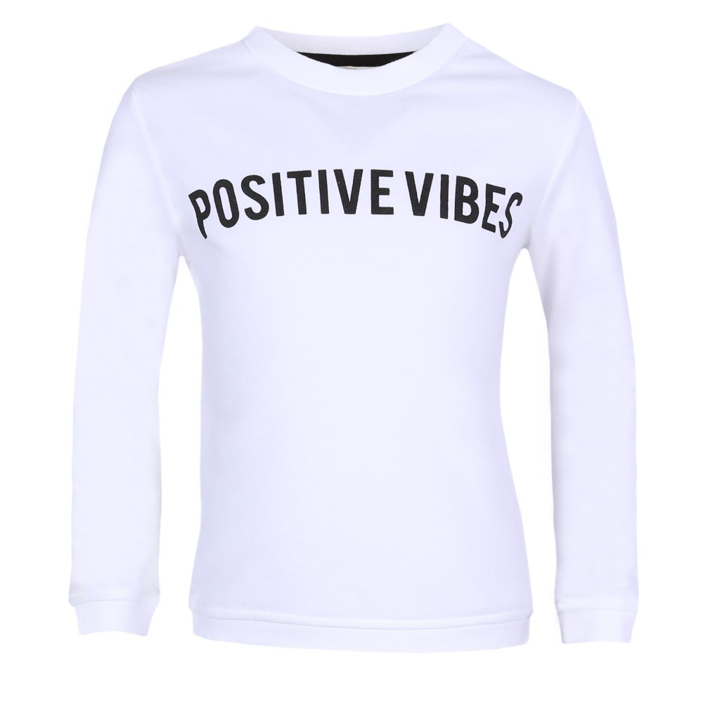 Ecru bluza Positive Vibes