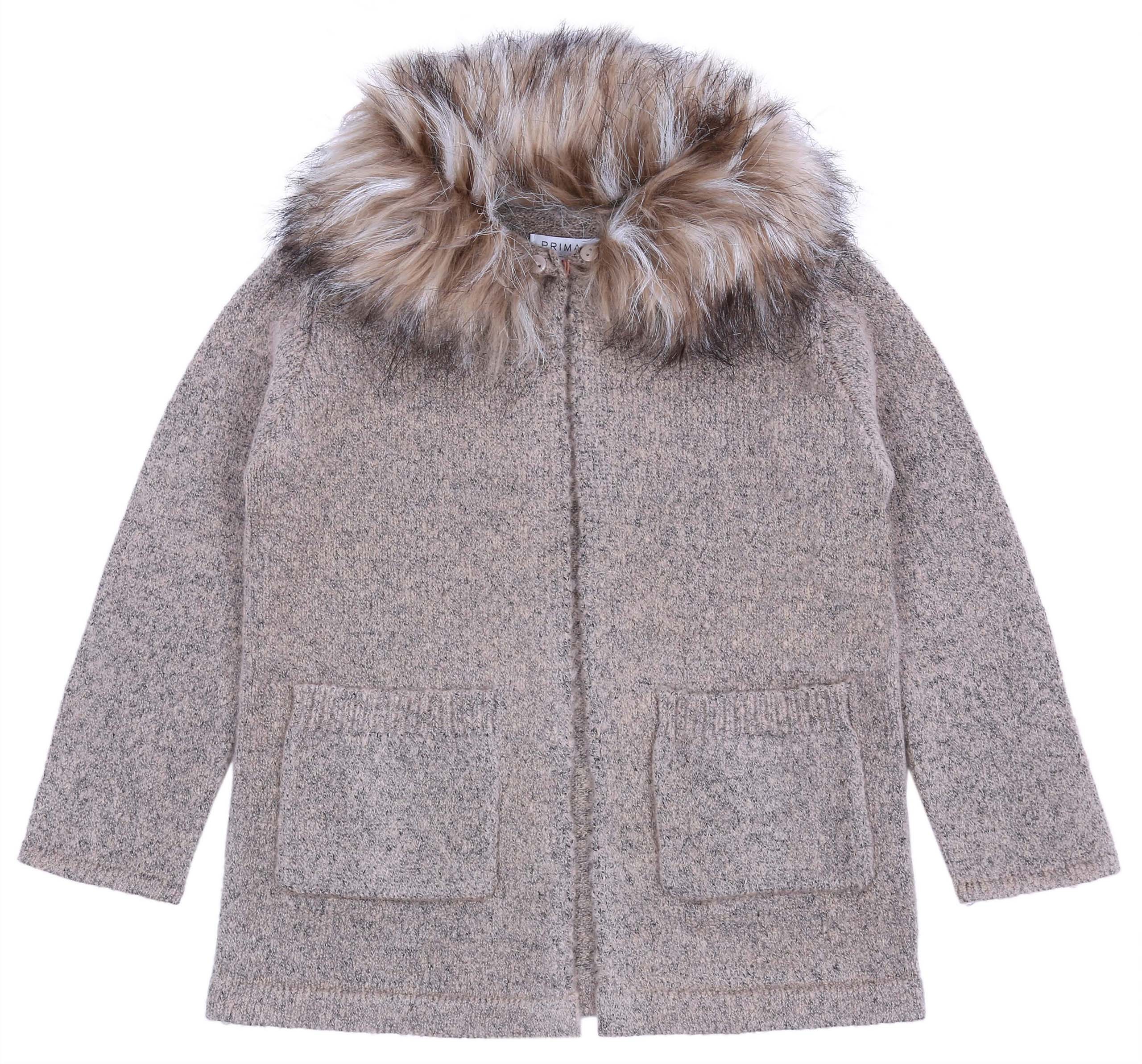 Brązowy sweterek z...