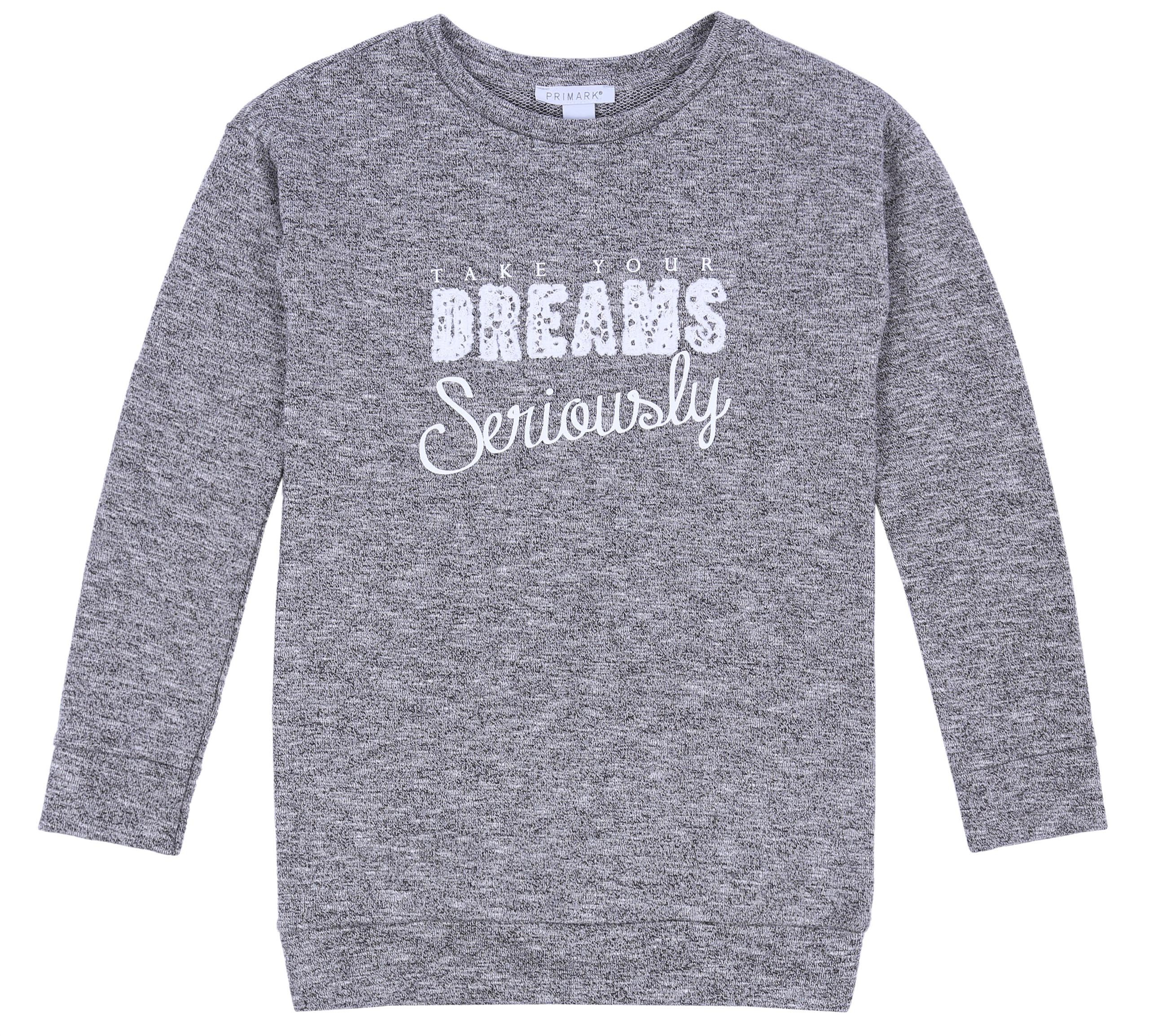 Szara, melanżowa, długa bluza