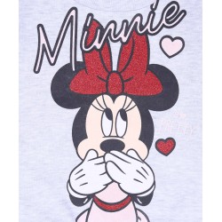 Szara, dziewczęca bluza Myszka Minnie DISNEY