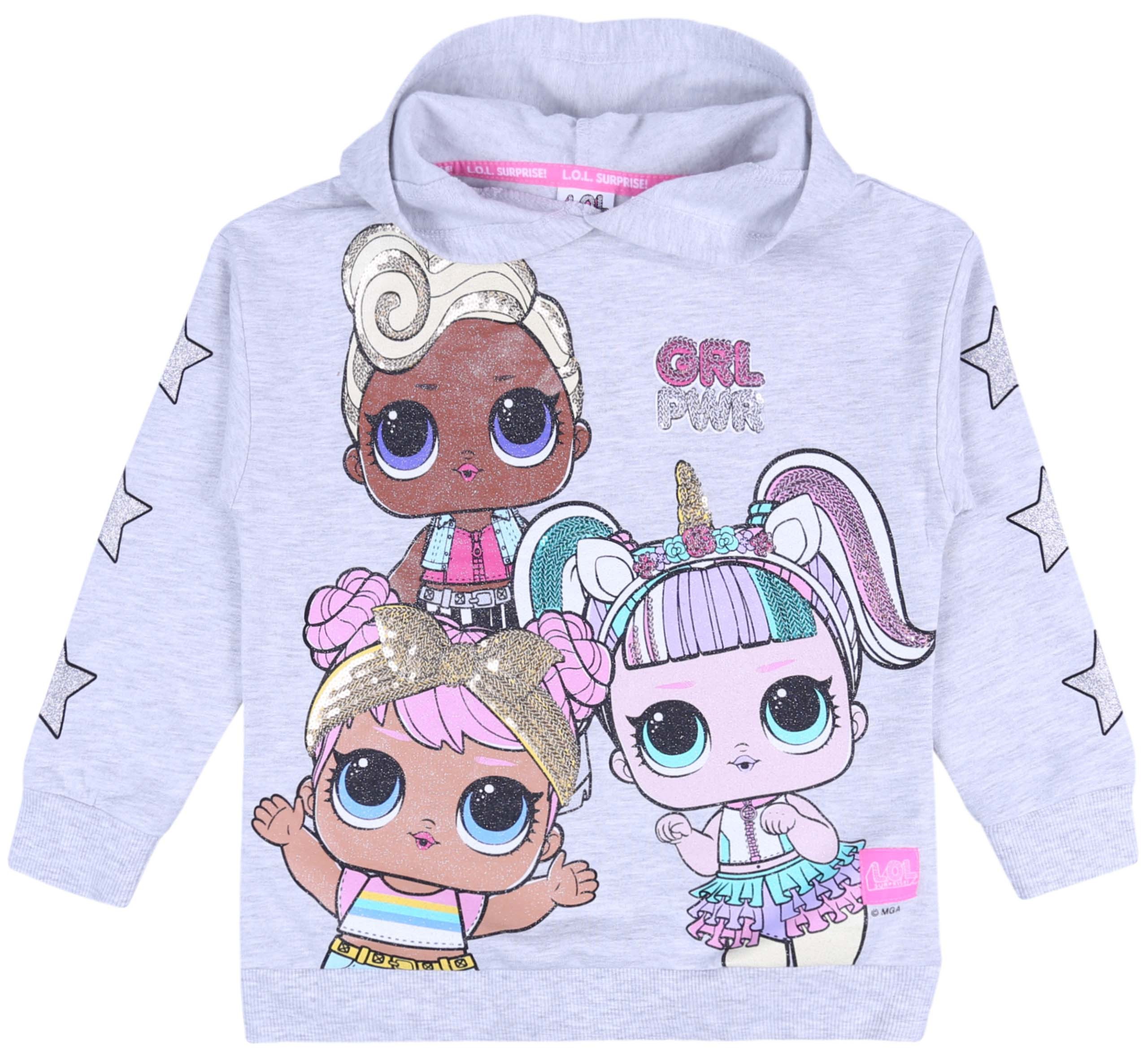 Szara, dziewczęca bluza LOL...