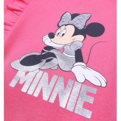 Różowa bluza z falbankami Myszka Minnie