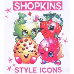 Biała bluzka SHOPKINS STYLE ICONS