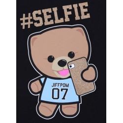 Czarna bluzka Selfie JIFFPOM