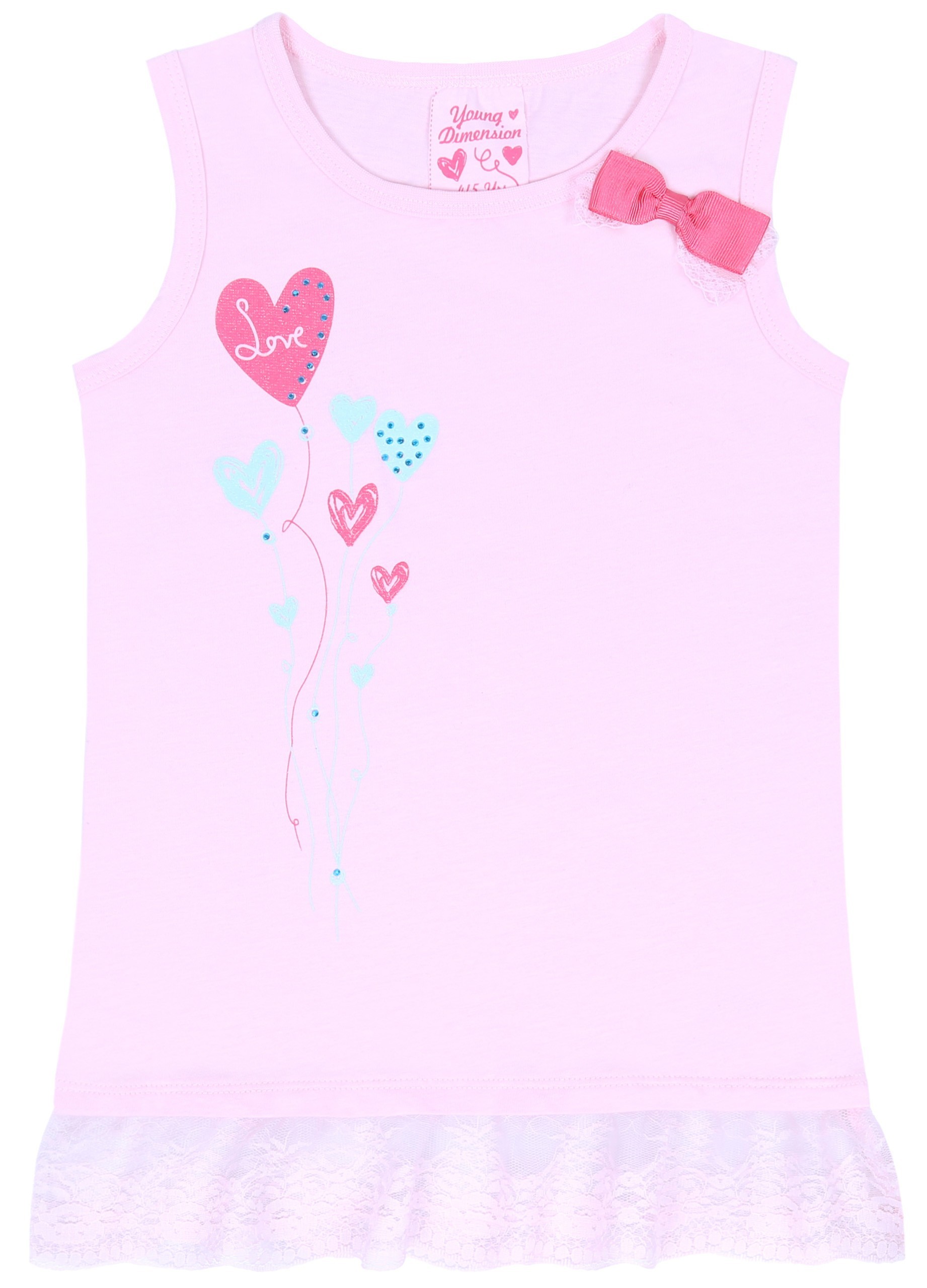 Różowa sukieneczka z koronką