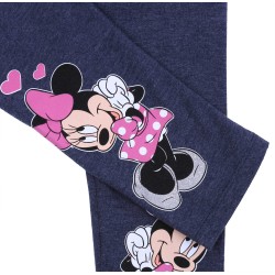 Granatowe legginsy Myszka Minnie Disney