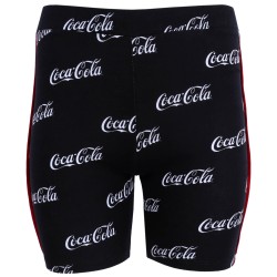 Czarne legginsy, getry przed kolano Coca-Cola