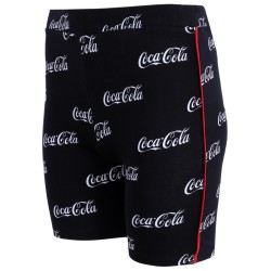 Czarne legginsy, getry przed kolano Coca-Cola