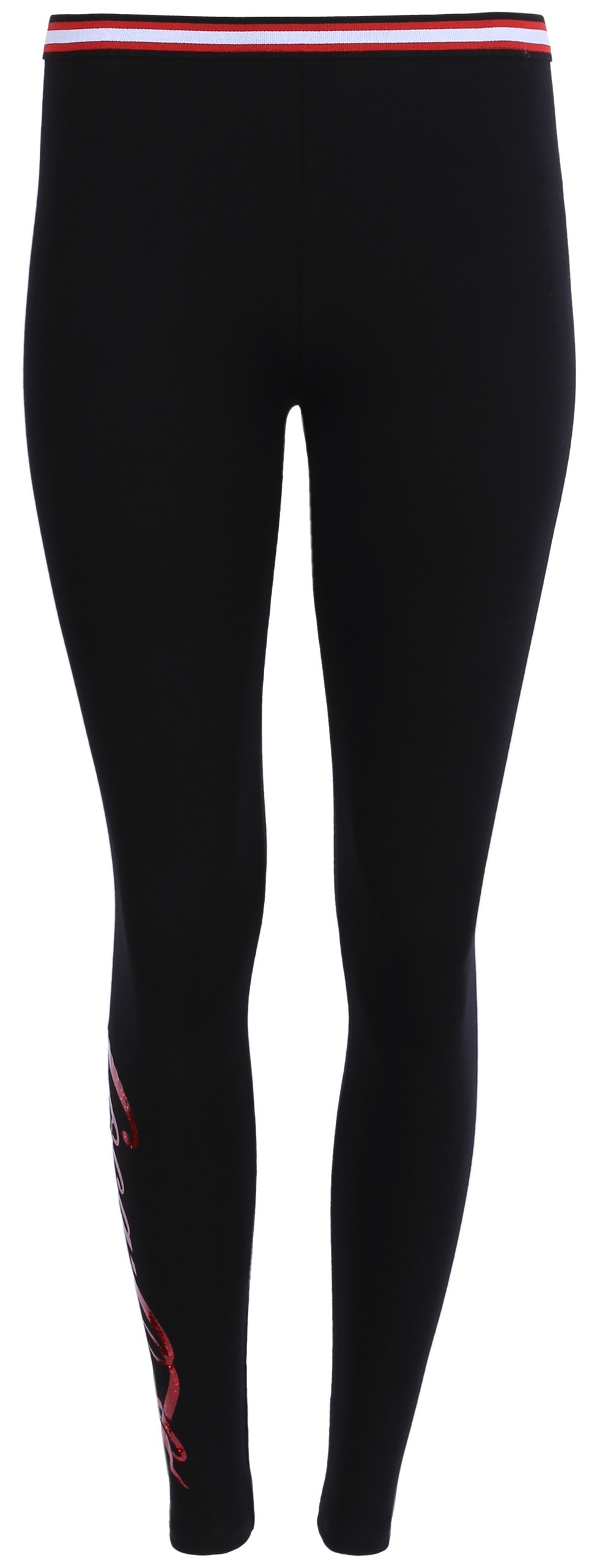 Czarne legginsy, getry Coca...