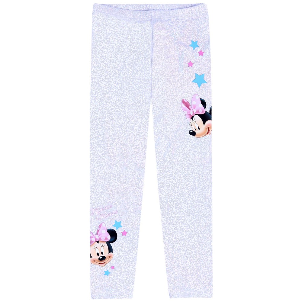 DISNEY Myszka Minnie legginsy/getry holograficzne