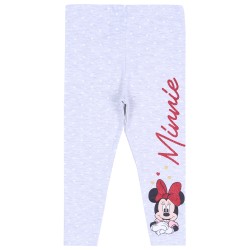 2x Morelowo-szare legginsy, getry Minnie DISNEY