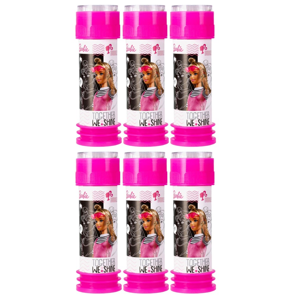 Barbie Różowe banki mydlane z grą 55 ml MY BUBBLE