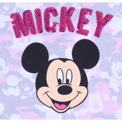 Szaro-różowy t-shirt Myszka Mickey DISNEY