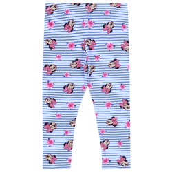 2x Kolorowe legginsy w paski, kropki Myszka Minnie Disney