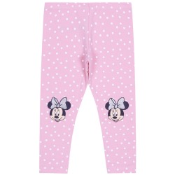 2x Kolorowe legginsy w paski, kropki Myszka Minnie Disney