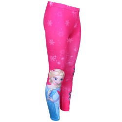 Różowe legginsy z długą nogawką Elsa FROZEN