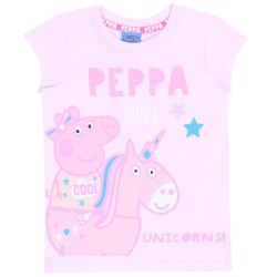 Różowa koszulka, t-shirt Świnka Peppa