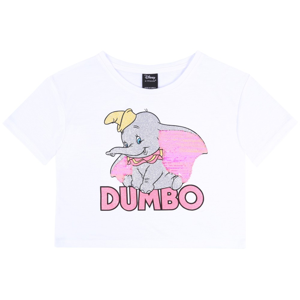 Biała koszulka, top Dumbo DISNEY