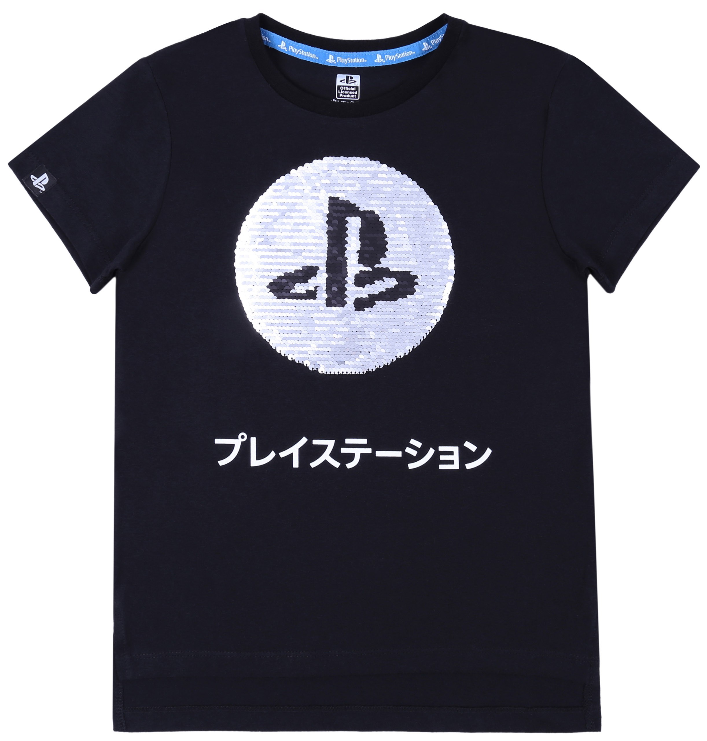 Czarna bluzka z cekinami...