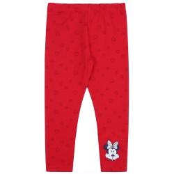 2x Czerwono-granatowe getry, legginsy Myszka Minnie