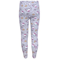 Dziewczęce, szare legginsy/ getry z długą nogawką HELLO KITTY