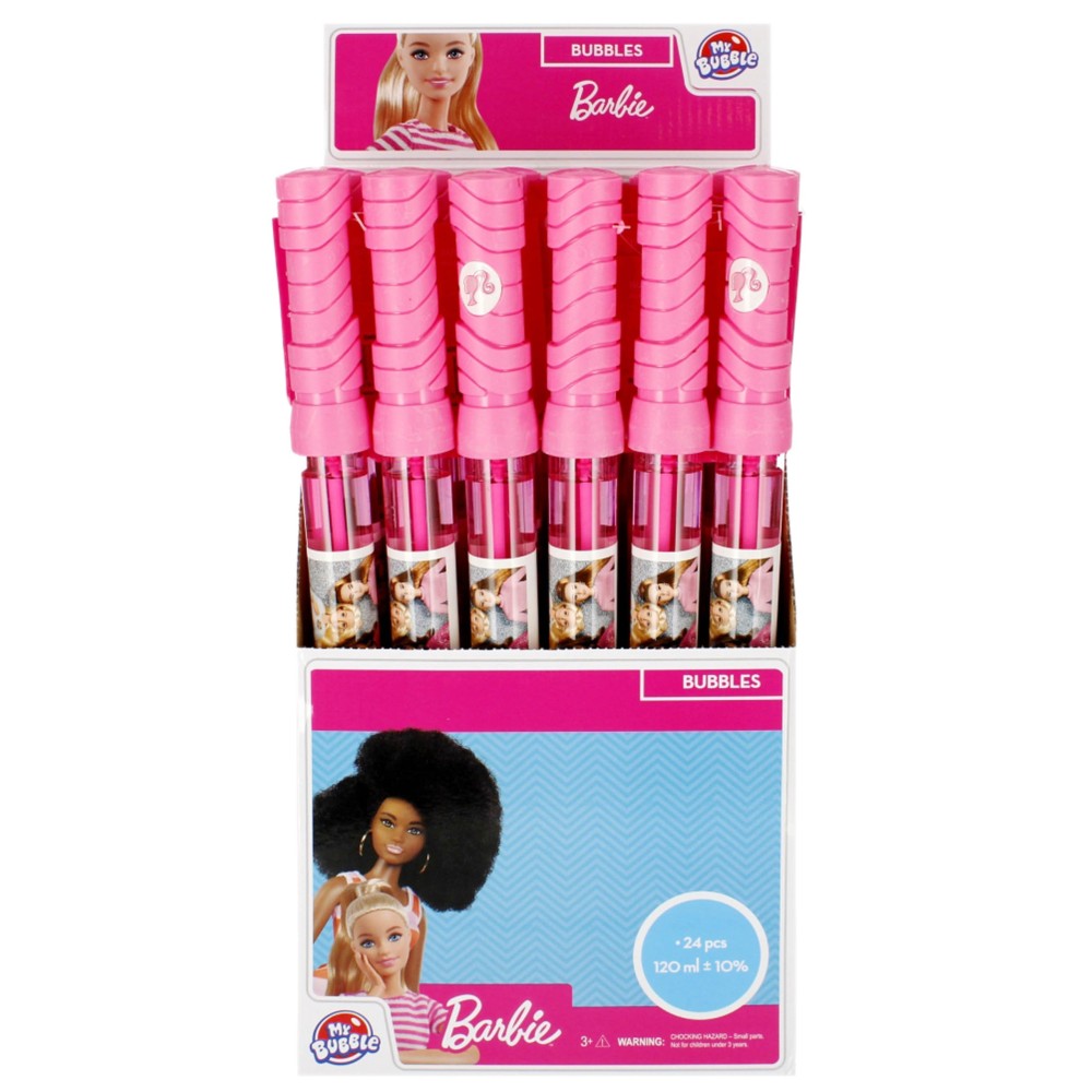 Barbie Bańki mydlane różowy miecz 120 ml MY BYBBLE